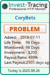 Monitored by Invest-Tracing.com HYIP Monitor-Invest-Tracing.com