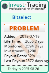 Monitored by Invest-Tracing.com HYIP Monitor-Invest-Tracing.com