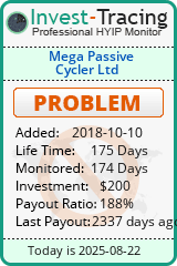 Monitored by Invest-Tracing.com HYIP Monitor-Invest-Tracing.com