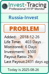 HYIP Monitor-Invest-Tracing.com