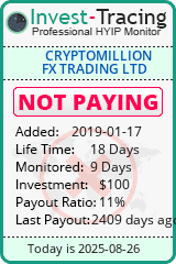 Monitored by Invest-Tracing.com HYIP Monitor-Invest-Tracing.com