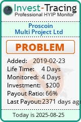 Monitored by Invest-Tracing.com HYIP Monitor-Invest-Tracing.com