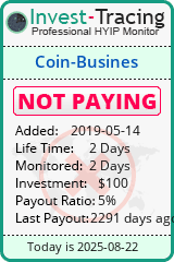 Monitored by Invest-Tracing.com HYIP Monitor-Invest-Tracing.com