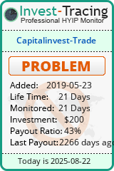 Monitored by Invest-Tracing.com HYIP Monitor-Invest-Tracing.com
