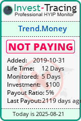 Monitored by Invest-Tracing.com HYIP Monitor-Invest-Tracing.com