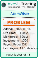 Monitored by Invest-Tracing.com HYIP Monitor-Invest-Tracing.com