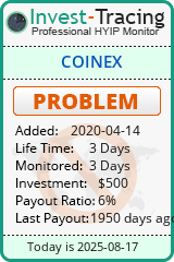 Monitored by Invest-Tracing.com HYIP Monitor-Invest-Tracing.com