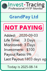 Monitored by Invest-Tracing.com HYIP Monitor-Invest-Tracing.com