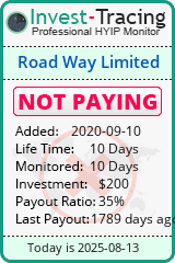 Monitored by Invest-Tracing.com HYIP Monitor-Invest-Tracing.com
