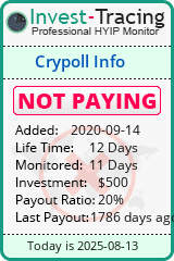 Monitored by Invest-Tracing.com HYIP Monitor-Invest-Tracing.com