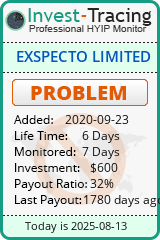 Monitored by Invest-Tracing.com HYIP Monitor-Invest-Tracing.com
