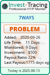 Monitored by Invest-Tracing.com HYIP Monitor-Invest-Tracing.com