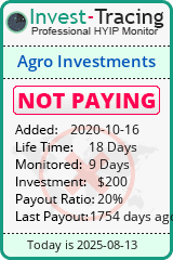 Monitored by Invest-Tracing.com HYIP Monitor-Invest-Tracing.com