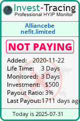 Monitored by Invest-Tracing.com HYIP Monitor-Invest-Tracing.com