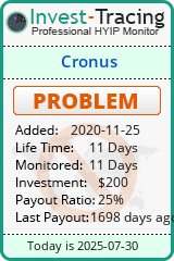 Monitored by Invest-Tracing.com HYIP Monitor-Invest-Tracing.com