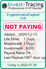 Monitored by Invest-Tracing.com HYIP Monitor-Invest-Tracing.com