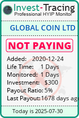 Monitored by Invest-Tracing.com HYIP Monitor-Invest-Tracing.com