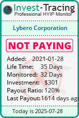 Monitored by Invest-Tracing.com HYIP Monitor-Invest-Tracing.com
