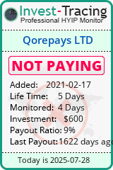 Monitored by Invest-Tracing.com HYIP Monitor-Invest-Tracing.com