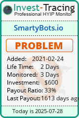 Monitored by Invest-Tracing.com HYIP Monitor-Invest-Tracing.com