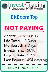 Monitored by Invest-Tracing.com HYIP Monitor-Invest-Tracing.com
