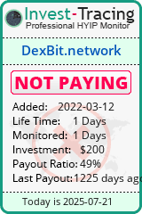 Monitored by Invest-Tracing.com HYIP Monitor-Invest-Tracing.com
