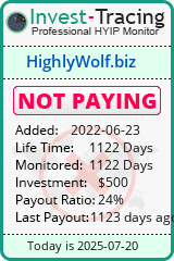 Monitored by Invest-Tracing.com HYIP Monitor-Invest-Tracing.com