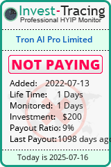 Monitored by Invest-Tracing.com HYIP Monitor-Invest-Tracing.com