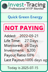 Monitored by Invest-Tracing.com HYIP Monitor-Invest-Tracing.com