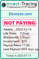 Monitored by Invest-Tracing.com HYIP Monitor-Invest-Tracing.com
