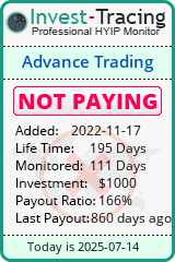 Monitored by Invest-Tracing.com HYIP Monitor-Invest-Tracing.com