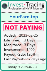 Monitored by Invest-Tracing.com HYIP Monitor-Invest-Tracing.com