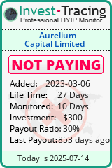 Monitored by Invest-Tracing.com HYIP Monitor-Invest-Tracing.com