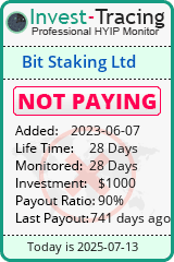 Monitored by Invest-Tracing.com HYIP Monitor-Invest-Tracing.com
