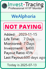 Monitored by Invest-Tracing.com HYIP Monitor-Invest-Tracing.com