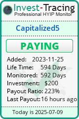 Monitored by Invest-Tracing.com HYIP Monitor-Invest-Tracing.com