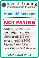 Monitored by Invest-Tracing.com HYIP Monitor-Invest-Tracing.com