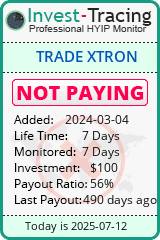 Monitored by Invest-Tracing.com HYIP Monitor-Invest-Tracing.com