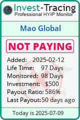 Monitored by Invest-Tracing.com HYIP Monitor-Invest-Tracing.com