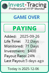 HYIP Monitor-Invest-Tracing.com