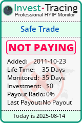 Monitored by Invest-Tracing.com HYIP Monitor-Invest-Tracing.com