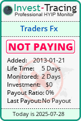 Monitored by Invest-Tracing.com HYIP Monitor-Invest-Tracing.com