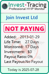 Monitored by Invest-Tracing.com HYIP Monitor-Invest-Tracing.com