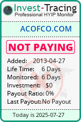 Monitored by Invest-Tracing.com HYIP Monitor-Invest-Tracing.com