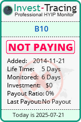 Monitored by Invest-Tracing.com HYIP Monitor-Invest-Tracing.com