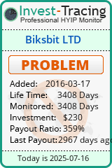 Monitored by Invest-Tracing.com HYIP Monitor-Invest-Tracing.com