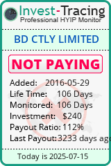 Monitored by Invest-Tracing.com HYIP Monitor-Invest-Tracing.com