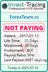 Monitored by Invest-Tracing.com HYIP Monitor-Invest-Tracing.com