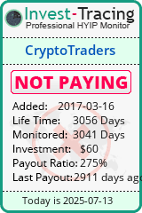 Monitored by Invest-Tracing.com HYIP Monitor-Invest-Tracing.com