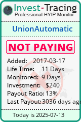 Monitored by Invest-Tracing.com HYIP Monitor-Invest-Tracing.com